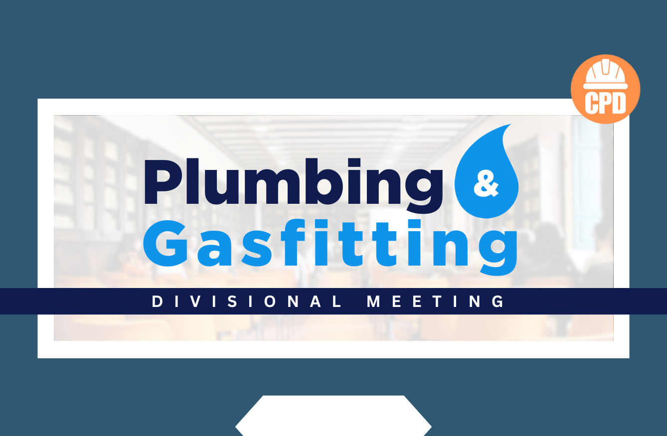 Plumbing and Gasfitting Division Meeting: September 2025