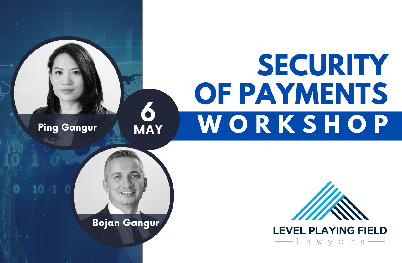 Security of Payment Workshop