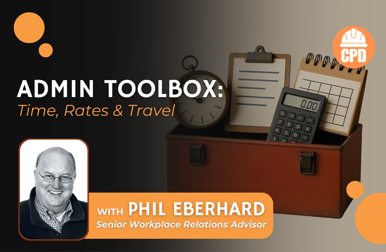 Admin Toolbox: Time, Rates & Travel