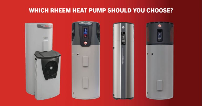 Save on your hot water energy use with a Rheem heat pump